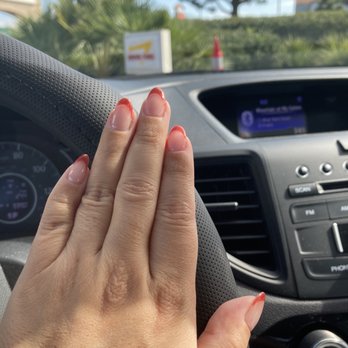 US Nails - Sparkling desert brown (gel #109) French tips. - Nail Salons Near Me - San Diego, California US Nails - Sparkling desert brown (gel #109) French tips. - Nail Salons Near Me - San Diego, California
