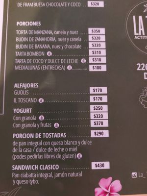 Menu photo 5 La Tienda Necochea, B