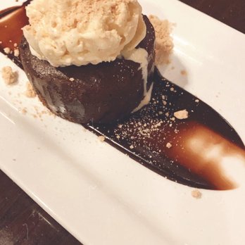 The Garden Grille & Lounge - Fudge cake desert - Modern European Near Me - Ogden, Utah The Garden Grille & Lounge - Fudge cake desert - Modern European Near Me - Ogden, Utah