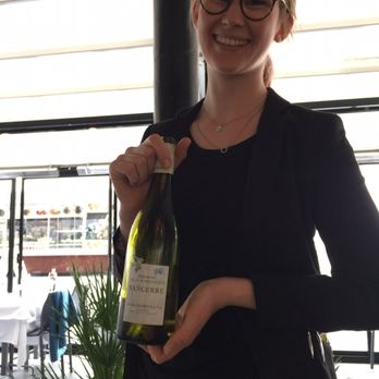 Lofoten Fiskerestaurant - Our adorable server and the wonderful wine she chose for us - Scandinavian Near Me - Oslo, 03 Lofoten Fiskerestaurant - Our adorable server and the wonderful wine she chose for us - Scandinavian Near Me - Oslo, 03