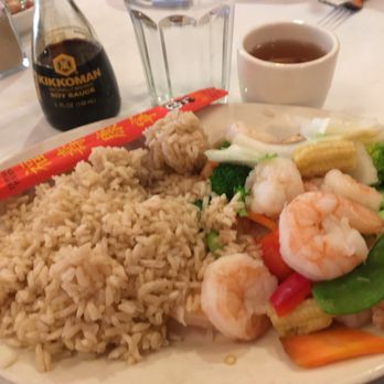Yummy Bowl - Healthy shrimp and veggies with brown rice. Steamed! - Chinese Near Me - Highland Park, Illinois Yummy Bowl - Healthy shrimp and veggies with brown rice. Steamed! - Chinese Near Me - Highland Park, Illinois