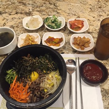 Spoon & Chopstick - Hot stone Bibimbap with beef - Korean Near Me - Palisades Park, New Jersey Spoon & Chopstick - Hot stone Bibimbap with beef - Korean Near Me - Palisades Park, New Jersey