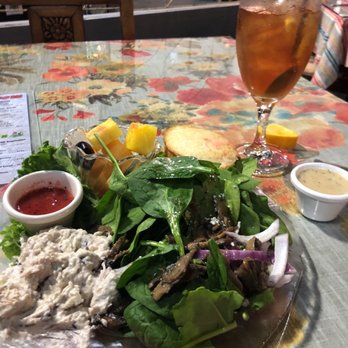 Tin Tulip Tearoom - Salad sampler - Coffee & Tea Near Me - Arlington, Texas