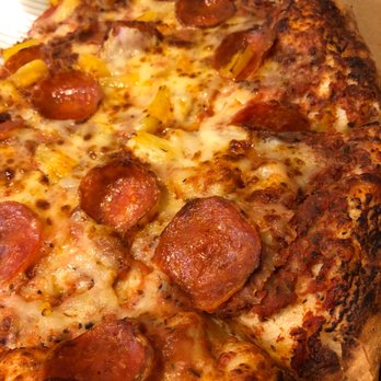 Pizzasaurus Rex - 16" Cheese Pizza with pepperoni and pineapple - Pizza Near Me - Northridge, California Pizzasaurus Rex - 16" Cheese Pizza with pepperoni and pineapple - Pizza Near Me - Northridge, California