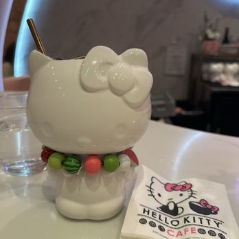 Hello Kitty Cafe - One of 3 Tiki drinks, watermelon sugar - Cafes Near Me - Irvine, California Hello Kitty Cafe - One of 3 Tiki drinks, watermelon sugar - Cafes Near Me - Irvine, California