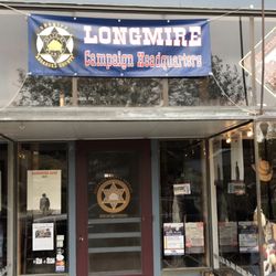 Bucking Buffalo Supply - Cleverly concealed in the Longmire re-election campaign headquarters, the Bucking Buffalo Supply Co. is a S. Main Street fixture.