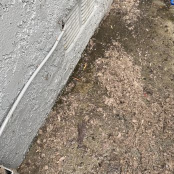 My Way Services - Exit point of dryer vent, lent that was removed. - Carpet Cleaning Near Me - Los Angeles, California