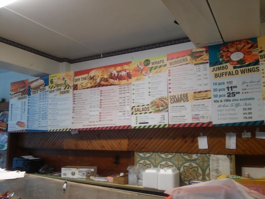 Menu photo 3 Ray's Sub Shop Ewing Township, NJ