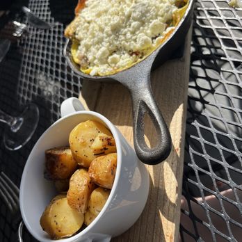 Art House Cafe - Greek frittata with extra feta - New American Near Me - Tacoma, Washington Art House Cafe - Greek frittata with extra feta - New American Near Me - Tacoma, Washington