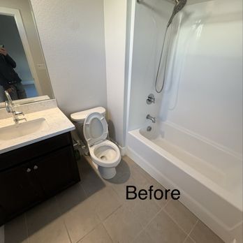 The Clean - guest bath is quite clean before the job start - Home Cleaning Near Me The Clean - guest bath is quite clean before the job start - Home Cleaning Near Me