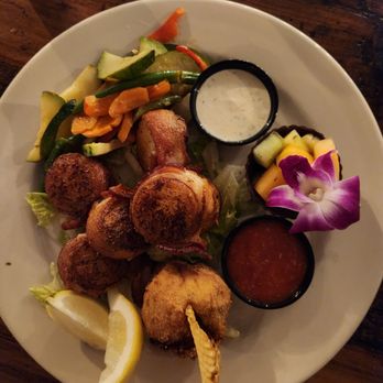 Gramma Dot's - SPECIAL ~ Bacon wraped Scallops - Seafood Near Me - Sanibel, Florida Gramma Dot's - SPECIAL ~ Bacon wraped Scallops - Seafood Near Me - Sanibel, Florida