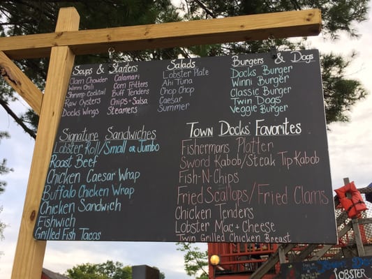 Menu photo 8 Town Docks Meredith, NH