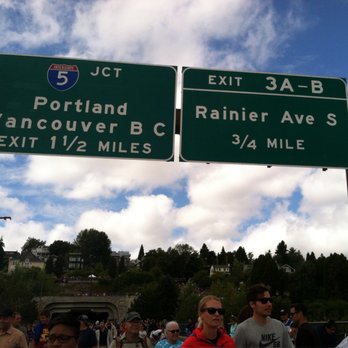 I-90 Floating Bridge - On the I-90 Bridge during Seafair. - Landmarks & Historical Buildings Near Me - Seattle, Washington