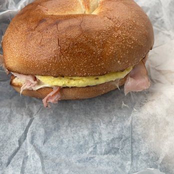 Agawam's Java Stop - Ham egg and cheese bagel breakfast sandwich - Coffee & Tea Near Me - Agawam, Massachusetts