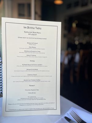 La Bonne Table by null