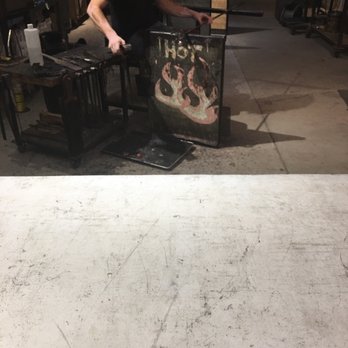 Hot Sand - Glass making - Glass Blowing Near Me - Asbury Park, New Jersey