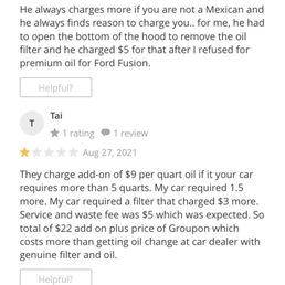 The customers are honest on Groupon reviews. Such a bad experience here.