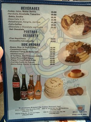 Menu photo 2 Las Pupusas Restaurant Las Vegas, NV Menu photo 2 Las Pupusas Restaurant Las Vegas, NV