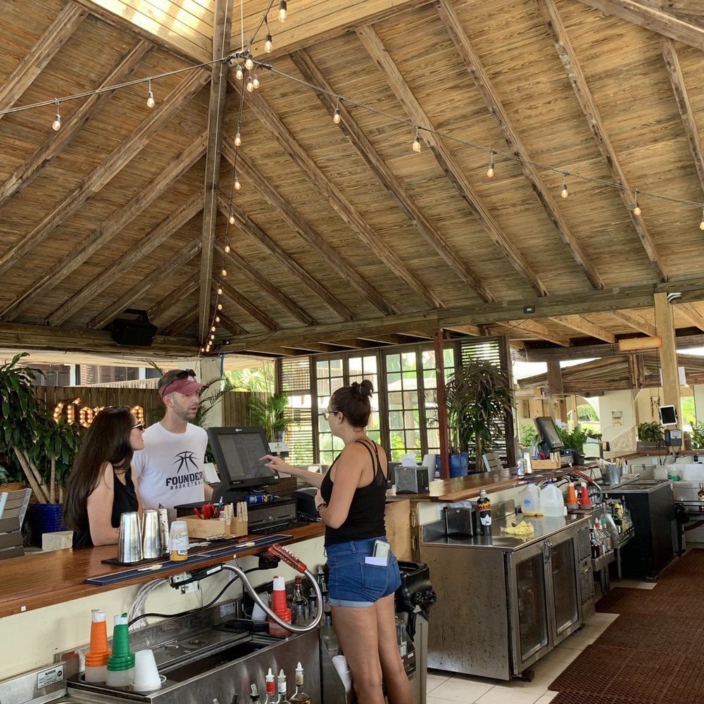 Sapphire Beach Bar - The bar area - Burgers Near Me - Smith Bay, Virgin Islands