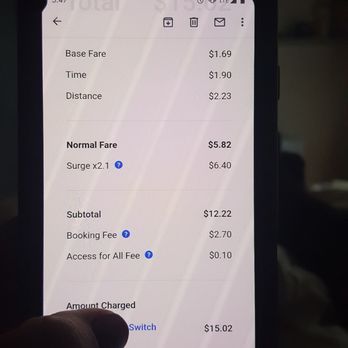 Uber - HIDDEN FEES. They don'T disclose until after in the final receipt. SURPRISE....... - Taxis Near Me Uber - HIDDEN FEES. They don'T disclose until after in the final receipt. SURPRISE....... - Taxis Near Me