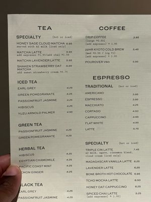 Menu photo 5 Dialog Cafe Los Angeles, CA