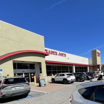 Trader Joe's - Parking right in front can be a little hectic, with the way each Trader Joe's customer asserts that you can wait, but they cannot :-) - Grocery Near Me - St. Petersburg, Florida Trader Joe's - Parking right in front can be a little hectic, with the way each Trader Joe's customer asserts that you can wait, but they cannot :-) - Grocery Near Me - St. Petersburg, Florida
