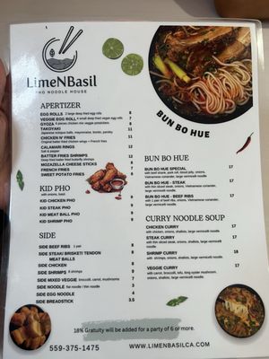 Menu photo 4 LimeNBasil Fresno, CA
