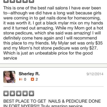 Florida Nails - Our yelp review - Nail Salons Near Me - Fort Myers, Florida