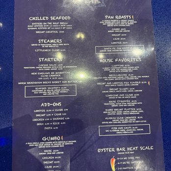 The Oyster Bar - Menu - Bars Near Me - Las Vegas, Nevada