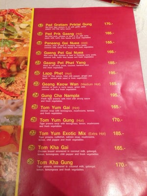 Menu photo 1 Eksotisk Thai Away Bergen, 12