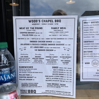 Wood's Chapel BBQ - Menu oct 2020 - Barbeque Near Me - Atlanta, Georgia