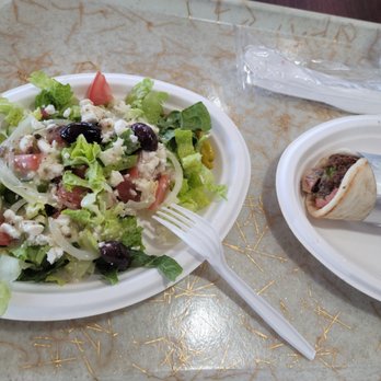 King Kabab - Greek salad & Vegetarian falafel! - Mediterranean Near Me - Orange Park, Florida