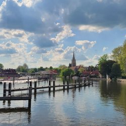 Cote Brasserie Marlow - The famous Marlow weir.
