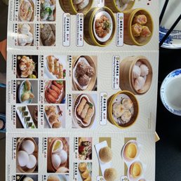 Dimsum menu