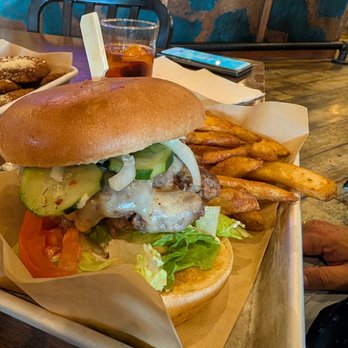 SouthEnd Brewing - Awesome perfectly simple smash burger! - Breweries Near Me - Greensboro, North Carolina SouthEnd Brewing - Awesome perfectly simple smash burger! - Breweries Near Me - Greensboro, North Carolina