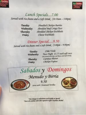 Menu photo 4 La Dona Fairfield, CA Menu photo 4 La Dona Fairfield, CA