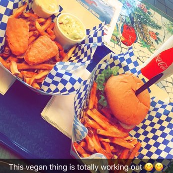 Seed Ranger - Vegan fish and chips & the vegan burger. - Vegan Near Me - Ventura, California
