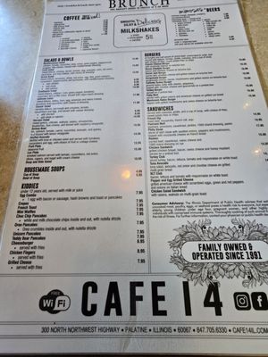 Menu photo 4 Cafe Fourteen Palatine, IL Menu photo 4 Cafe Fourteen Palatine, IL