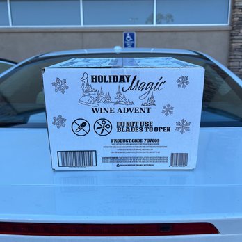 ALDI - This is the other side of the wine advent calendar box that I just attempted to return it was refused. - Grocery Near Me - Escondido, California