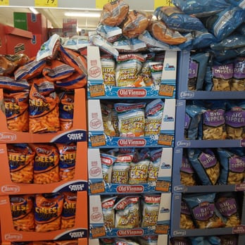 ALDI - a variety of snacks for sale in a grocery store - Grocery Near Me - Ferguson, Missouri