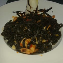 Ristorante Laguna - Schwarze Bandnudeln mit Krabben
