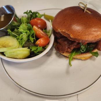 Salt + Honey Bakery Café - The mother clucker. It is messy but good. - Desserts Near Me - El Paso, Texas Salt + Honey Bakery Café - The mother clucker. It is messy but good. - Desserts Near Me - El Paso, Texas