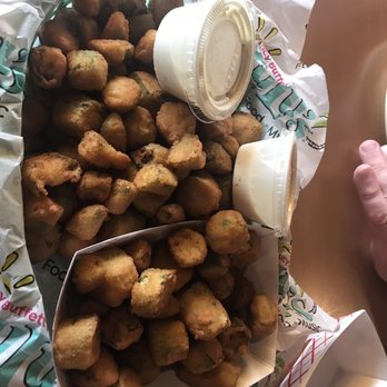 LuLu's Destin - Fried Okra! Yum!! - Seafood Near Me - Destin, Florida
