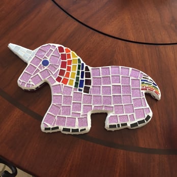 Kiln It - Unicorn mosaic - Arts & Crafts Near Me - Albuquerque, New Mexico