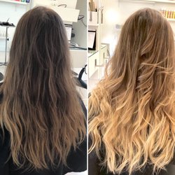 Balayage highlights. Service performed by Kimberly.