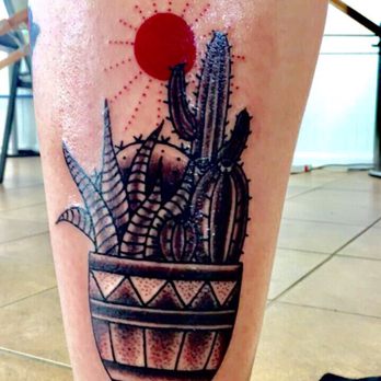 Dead Drift Tattoo - Lil succulent &cactus pot - Tattoo Near Me - Lakewood, Colorado Dead Drift Tattoo - Lil succulent &cactus pot - Tattoo Near Me - Lakewood, Colorado