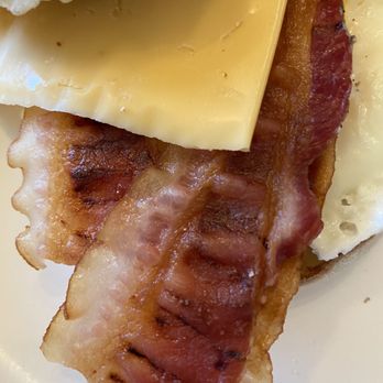 The Chocolate Moose - Microwaved bacon and cold processed cheese. - Coffee & Tea Near Me - Beckley, West Virginia