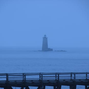 Whaleback Lighthouse - A very, very foggy day - Local Flavor Near Me - Kittery, Maine