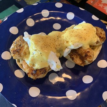 Josephine's Deli - Cajun shrimp eggs benedict. - Salad Near Me - Christiansted, Virgin Islands Josephine's Deli - Cajun shrimp eggs benedict. - Salad Near Me - Christiansted, Virgin Islands