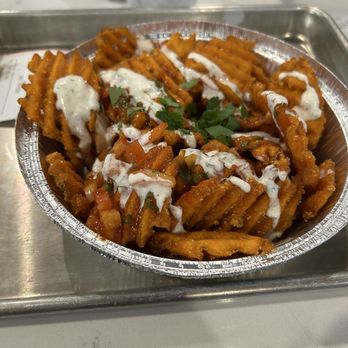 Indigo Kitchen - The Commons - Peri peri frites no cheese - Indian Near Me - Greenville, South Carolina